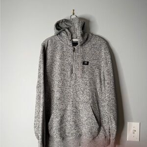Vans Gray Hooded Men's 1/4 zipper